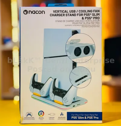 PS5 Nacon rgb Vertical Charging & Cooling Stand