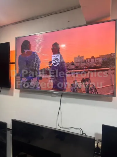 55 inches Philips 4K Qled UHD Smart Android TV📺 _Fu