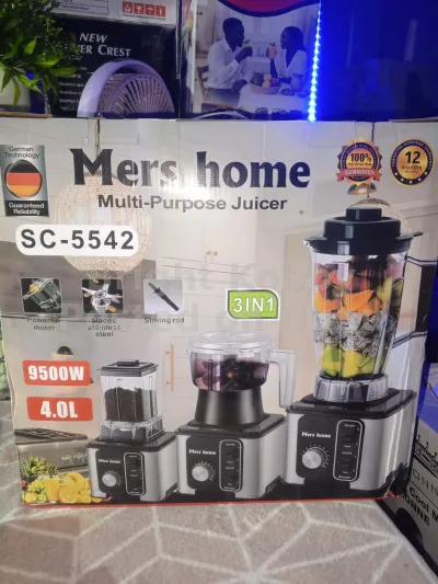 Mers Home 3 in 1 Blender
