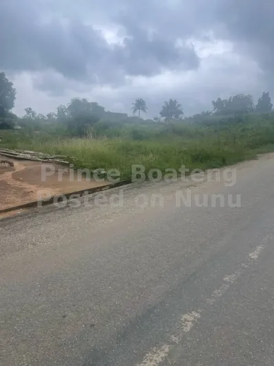 A registered Roadside land for sale